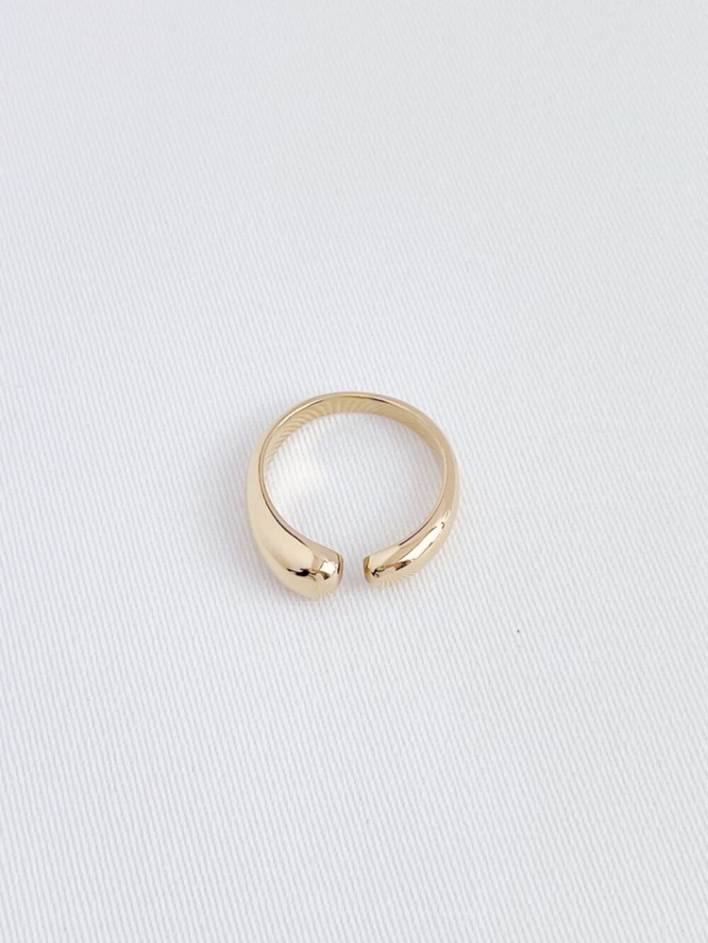 Aouri Open Asymmetrical Ring | 18K Gold Plated | New